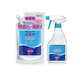 Combo Nước ion siêu kiềm CLEAN SHU SHU Khử khuẩn & Diệt virus bề mặt đồ