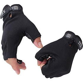 Găng Tay Đi Phượt Hở Ngón 5.11 [Chọn Size]