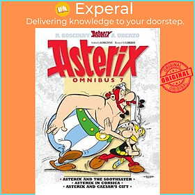 Sách - Asterix Omnibus 7 : Asterix and The Soothsayer, Asterix in Corsica, Aste by Rene Goscinny (UK edition, paperback)