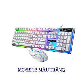 Mua Bộ bàn phím chuột giả cơ giá rẻ MC G21B có LED