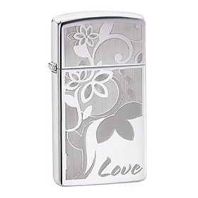 Bật lửa Zippo 24816 Slim Flowers Lighter