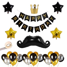 Combo trang trí sinh nhật dây treo và bong bóng For Mr