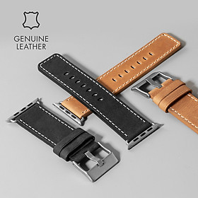 Mua HÀNG CHÍNH HÃNG - Dây đeo LAUT Safari For Apple Watch Series 1~8 & SE ( 38/40/41mm ) Móc khóa và đầu nối được làm bằng thép không gỉ  bền bỉ và chắc chắn trong quá trình sử dụng