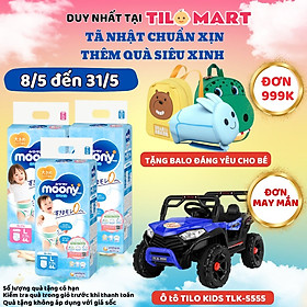 [Combo 2] Bỉm - Tã dán Moony Blue size Newborn 90 miếng (Cho bé ~ 5kg)