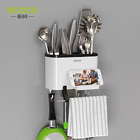 Mua Hộp cắm đũa thìa ecoco dính cường lực siêu chắc đa năng cao cấp