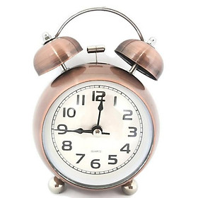 Mua Đồng hồ để bàn HISTORY ALARM báo thức mạ đồng  thiết kế nhỏ gọn  chuông to