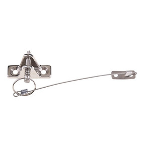 316 Stainless Steel Boat Bimini Top Deck Hinge With A Pin and Lanyard