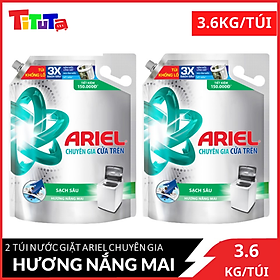 Combo 2 Nước Giặt Ariel Matic Đậm Đặc 3.6Kg Túi