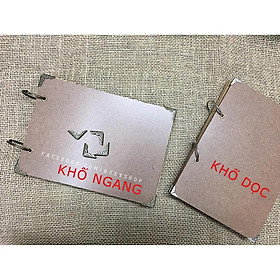 Mua sổ thô làm scrapbook khổ A5