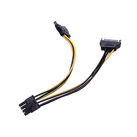 Mua Cáp nguồn Sata sang 8pin cho card đồ họa ( 2 đầu sata)