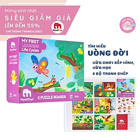Đồ chơi giáo dục myndtoys my first learning - life cycles dành cho các bé trên 2.5 tuổi