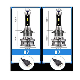 Car LED Headlight XT7 Large-Sized LED Lamp Demon Eyes Running Lamp Retrofit H4 H7 H11/H8 9005 9012 9006