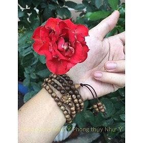 Mua trầm hương 108 hạt mix hoa sen.