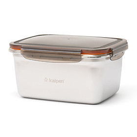 Hộp Inox 304 bảo quản thực phẩm Kalpen 1800ml dùng trong lò vi sóng