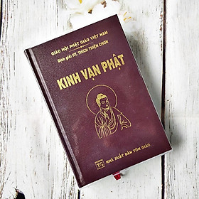 Kinh Vạn Phật (Bìa da, gáy tròn)-BOOKCITY