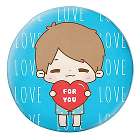 Gối tròn Cậu bé Love for you - GOCP041