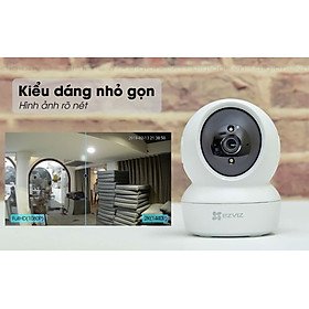 Camera WI-FI EZVIZ C6N 4MP Trong Nhà, Quay Quét 360 Độ, Quan Sát Ban Đêm 10m Bằng Hồng Ngoại IR, Đàm Thoại 2 Chiều, Theo Dõi Chuyển Động Thông Minh --Hàng Chính H