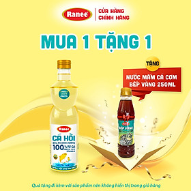 Dầu ăn Dinh Dưỡng Ranee Cá Hồi 950ml + Tặng kèm nước mắm 12N 250ml
