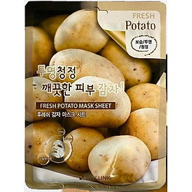 Hình ảnh Mặt nạ dưỡng trắng da chiết xuất khoai tây 3W CLINIC FRESH POTATO MASK SHEET 23g