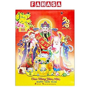 Lịch Bloc Đại Màu 2026 - Chúc Mừng Năm Mới - Phúc Lộc Thọ - Á Châu AC08