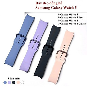 Mua Dây Đeo Silicone Cho Đồng Hồ Thông Minh Samsung Galaxy Watch 5/watch 5 pro/Watch 4