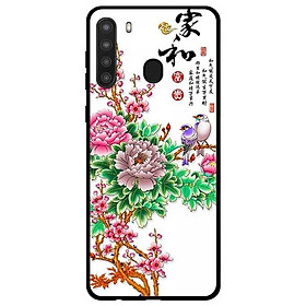Ốp lưng dành cho Samsung Galaxy A21 mẫu Hoa Mẫu Đơn
