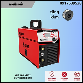 Mua Máy Hàn MIG SASUKE MIG-200I MINI Không Khí + Que Mini 2 Chức Năng Tặng Kèm Cuộn Dây 1KG