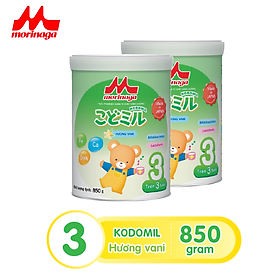 Combo 2 lon Sữa Morinaga số 3 Hương vani Kodomil 850g