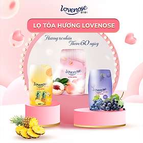 Lọ tỏa hương Ximo Lovenose hương thơm tự nhiên dễ chịu khử mùi thơm phòng 60 ngày - Dung tích 250ml