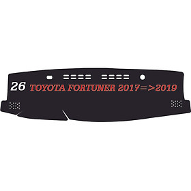 Thảm da Taplo vân Carbon Cao cấp dành cho xe Toyota Fortuner 2017 có khắc chữ Toyota Fortuner và cắt bằng máy lazer