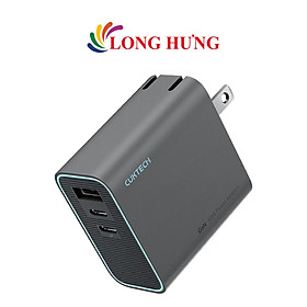 Cốc sạc Cuktech GaN 1USB 2Type-C 65W AD653C- Hàng chính hãng