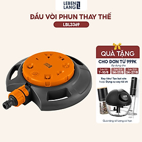 Đầu vòi phun nước tưới cây Lebenlang LBL3369, gồm 8 kiểu phun nước đa dạng khác nhau, thiết kế tiện dụng - hàng chính hãng