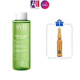 Nước hoa hồng SVR Sebiaclear Micro Peel 150ml TẶNG Ampoule chống lão hóa Martiderm (Nhập khẩu)
