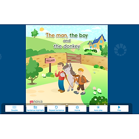 [E-BOOK] i-Learn Smart Start 2 Truyện đọc - The man, the boy and the donkey