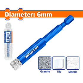 MŨI KHOAN RÚT LÕI ĐẦU KIM CƯƠNG 6MM WKJ5K06 WADFOW - HÀNG CHÍNH HÃNG