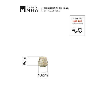 Mua Đồ đựng nến thủy tinh mosaic ánh vàng trang trí nhà cửa - MADREPERLA