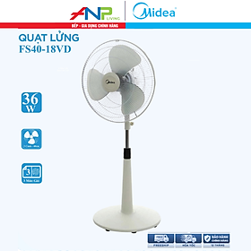 Mua Quạt Đứng  Quạt Cây 3 Cánh Midea FTS40-17VD (Quạt Điện  Quạt Máy Hàng Chính Hãng Công Suất