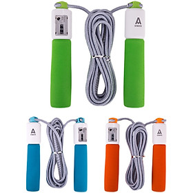 Dây nhảy thể dục sợi đan đếm số tự động Agnite - Chất lượng chuyên nghiệp siêu bền - Màu Hồng/ Xanh dương/ Xanh lá - F4111