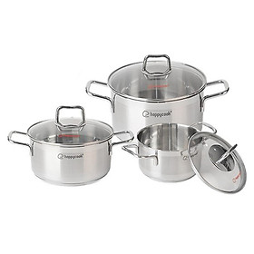 Mua Bộ nồi Inox 5 đáy Happy Cook Penta HCS-PT06