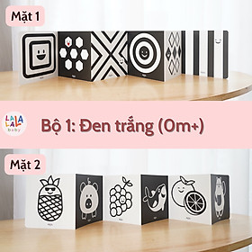 Bộ Thẻ Ziczac - Decal - Flashcard Kích Thích Thị Giác Trí Não Cho Trẻ Sơ Sinh - Lalala Baby