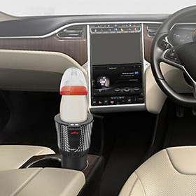 Smart Car Cup Holder Coffee Warmer Drink  Mini 2 in 1 Car Tumbler Holder Mug Holder for Drink Can Bottle  Road Trip