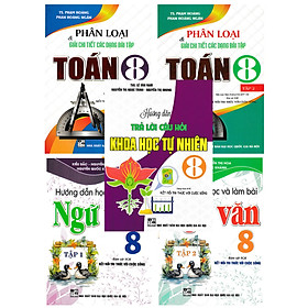 Combo Bộ Sách Tham Khảo Toán - Văn - Khoa Học Tự Nhiên Lớp 8 (Bám Sát SGK Kết Nối Tri Thức Với Cuộc Sống) (Bộ 5 Cuốn) _ HA