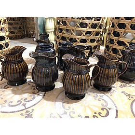 Mua Lọ hoa gốm sứ Bát Tràng cao cấp  Men hoả biến  Dáng bình rót sữa