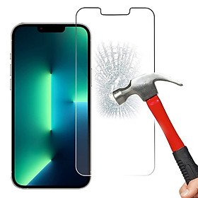 Kính cường lực cho iPhone 13 Pro Max, 13 Pro, 13, 13 Mini chống nhìn trộm/ chống vân tay/ full màn hình/ không viền màu