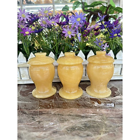 Mua Bộ hũ đựng muối  gạo  nước thờ cúng đặt bàn thờ ông địa thần tài đá ngọc hoàng long