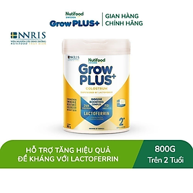 Sữa bột Nutifood Sweden GrowPLUS+ Colostrum Lactoferrin 2+ 800g