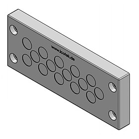 Mua Miếng đệm cáp vào tủ điện (Cable entry plate) - Icotek