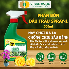 Mua Phân Bón Lá Đầu Trâu Spray-1 Greenhome  Bình Điền  Chai 500ml  Nảy Chồi Ra Lá  Chuyên Lan Và Hoa Kiểng