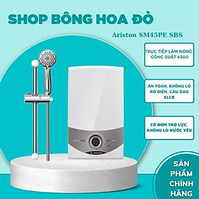 Mua Máy nước nóng trực tiếp Ariston 4500W Aures SM45PE SBS VN - SM45E SBS VN - 4500W - CÓ BƠM & KHÔNG BƠM - HÀNG CHÍNH HÃNG