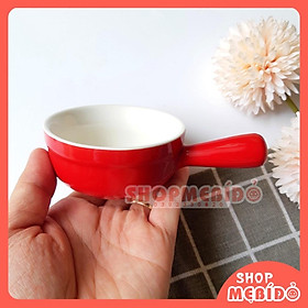 Mua Bát Ăn Dặm Gốm Sứ Màu Đỏ Dễ Thương Cho Bé N108